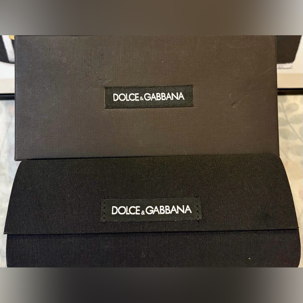 🩵DOLCE & GABBANA Chunky Light Blue Rectangular Sunglasses NWT FULL INCLUSION - Picture 10 of 12